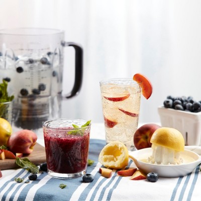 Libbey Frost Clear Crackle Textured 16-Piece Glass Set