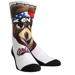 NCAA Montana Grizzlies - Monte Mascot Rock 'Em Socks - 1 of 2