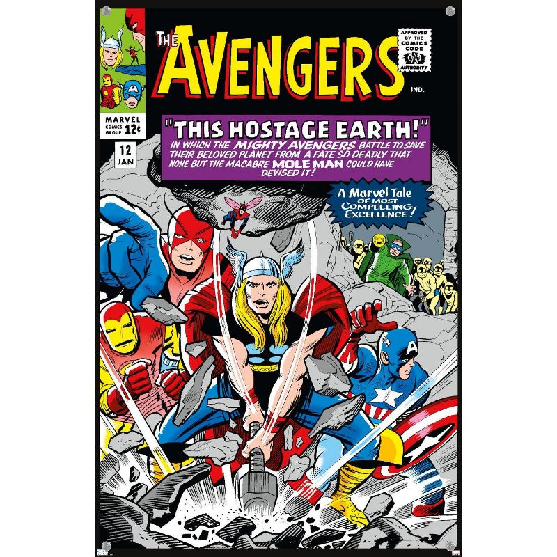 Trends International Marvel Comics - Avengers #12 Unframed Wall Poster Prints, 4 of 7