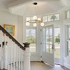 LLHZSY 6-Light Modern Sputnik Cluster Pendant Wagon Wheel Glass Globe Bubble Chandelier - 4 of 4