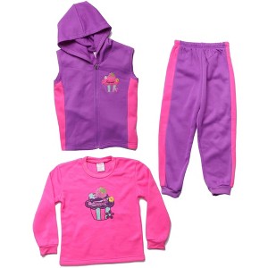 Just Love Girls Three Piece Fleece Set 53201-28-18M - 1 of 4