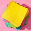 Juvale 200-Pack Bulk 2-Ply Disposable Paper Cocktail Napkins, 5 Tropical Colors, 5 x 5 Inches - 2 of 4