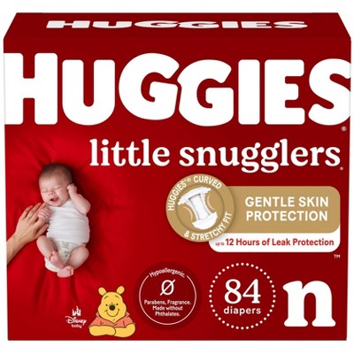 Image of Huggies Little Snugglers Diapers Super Pack - Size Newborn (84ct)