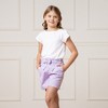 Hope & Henry Girls' Pull-On Cinched Waist Linen Short, Kids - 2 of 4