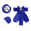 Elerevyo Women's Ribbon Brooch Bowknot Neck Bow Ties - 3 of 4