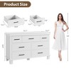 Garvee Dresser for Bedroom with 7 Drawers, Modern Chest of Drawers Closet with Metal Handle, Wooden Dresser Organizer, for Bedroom, Living Room - 2 of 4