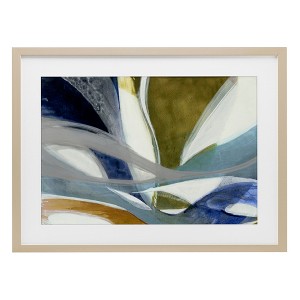 Stupell Industries Contemporary Waved Tendrils Framed Print Under Glass - 1 of 4