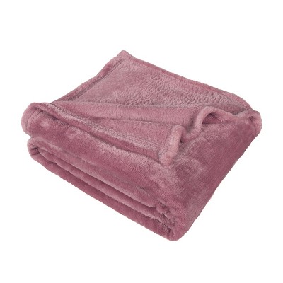 Fleece Plush Throw Blanket Medium Weight Fluffy Soft Decorative Bedding by Blue Nile Mills