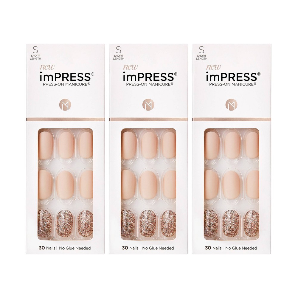 KISS imPRESS Press-On Nails - Evanesce - 3pk - 90ct