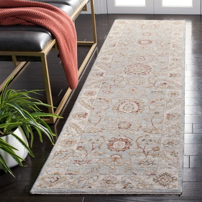 Hamilton Blue and Gold Hand-Knotted Wool Medallion Rug