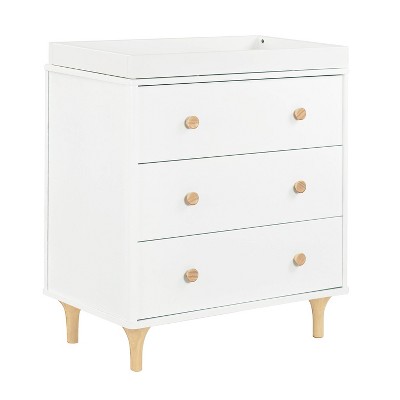 Babyletto Lolly 3-Drawer Changer Dresser - White/Natural