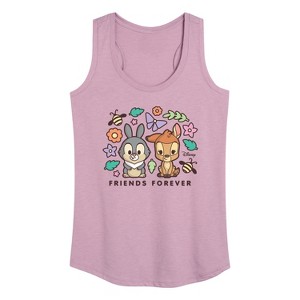 Women's - Disney - Thumper Friends Forever Graphic Racerback Tank - 1 of 4