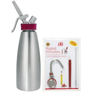iSi North America Gourmet Whip 1 Quart, and Rapid Infusion 5-Piece Tool Set - 1 of 4