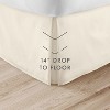 Premium Pleated Dust Ruffle Bed Skirt - Easy Fit - Becky Cameron - 3 of 4