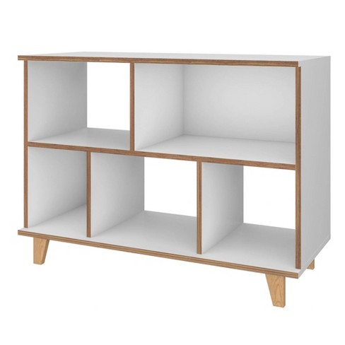 Mid century deals low bookshelf