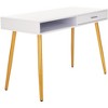 Jorja 1 Drawer 1 Shelf Desk - DSK2200 - Safavieh - 4 of 4