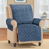 Collections Etc Soft Velvet Waterproof Quilted Furniture Cover - 2 of 3
