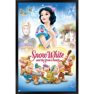 Trends International Disney Snow White And The Seven Dwarfs - Cover Framed Wall Poster Prints - 1 of 4
