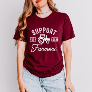 Simply Sage Market Support Your Local Farmers Short Sleeve Tee - 1 of 4