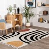 Nuloom Stefanie Abstract 4x6 Indoor Area Rug for Living Room Bedroom Dining Room Kitchen, Beige/Ivory - 2 of 4