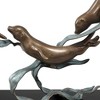 SPI Home Brass Sea Otter Spectacle Sculpture – Marine Life Decor with Elegant Detailing, 19" Tall - 4 of 4