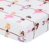 Everyday Kids Baby Girl Fitted Crib Sheet Born to Dance Ballerina, 100% Soft Breathable Microfiber, Fits Standard Crib Mattress 28x52in - 3 of 4