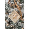 Gallerie II Abaca Shell Lace Flower Ornament - 3 of 3