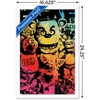 Trends International Five Nights at Freddy's - Rainbow Framed Wall Poster Prints White Framed Version 14.725" x 22.375" - 3 of 4