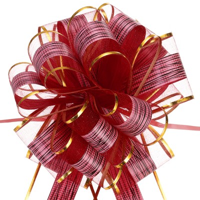 Unique Bargains Wedding Baskets Presents Christmas Large Pull Bow Gift Wrapping Bows Ribbons 20 Pcs