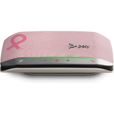 Poly Sync 20 USB-A Pink Personal -Bluetooth Smart -Speakerphone (Plantronics) - Connect to Cell Phone via -Bluetooth, PC/Mac via Included USB-A -Cable - Works with Teams, Zoom (Certified) & more