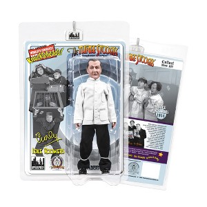 The Three Stooges 8 Inch Action Figures Series: Idle Roomers [House Keeper Edition] Curly - 1 of 2