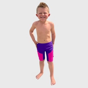 City Threads USA-Made Swim Jammer for Boys and Girls, UPF 50+ - 1 of 3