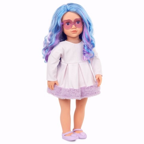 our generation doll blue hair
