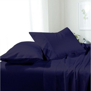 Egyptian Linens Basics Super Soft Easy Care Microfiber Sheet Set - 15" Pockets - 1 of 4