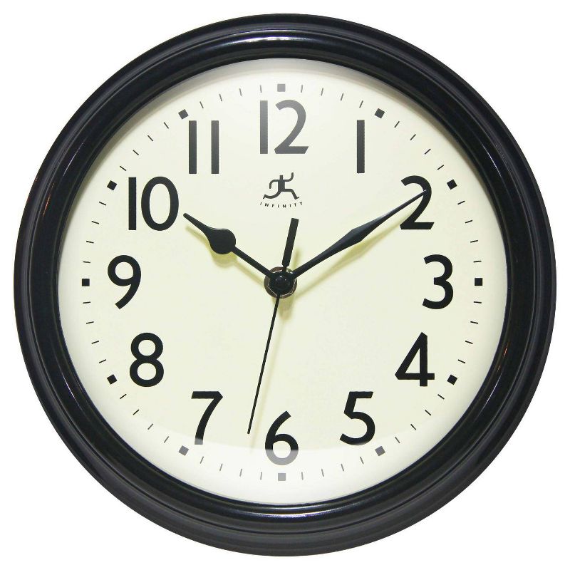 9.5" Nostalgic Plastic Clock - Infinity Instruments, 1 of 6