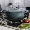 Crock-Pot 7 Quart Oval Enamel Cast Iron Covered Dutch Oven Slow Cooker, Gray - 4 of 4