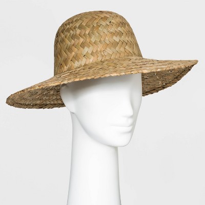 Women's Straw Down Brim Hat - Universal Thread™ Natural