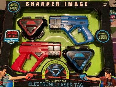 sharper image two player electronic laser tag set