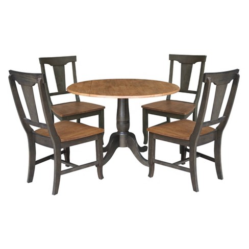 Hickory table and discount chairs