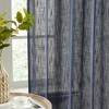 HLC.ME Linda Faux Linen Textured Semi Sheer Privacy Sun Light Filtering Window Rod Pocket Thick Curtains Panels, Set of 2 - 3 of 4