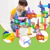 PICASSO-TILES 150 Piece Marble Run, Race Track Building Block & Magnetic Tiles, STEM Toy for Kids 3+ - 4 of 4