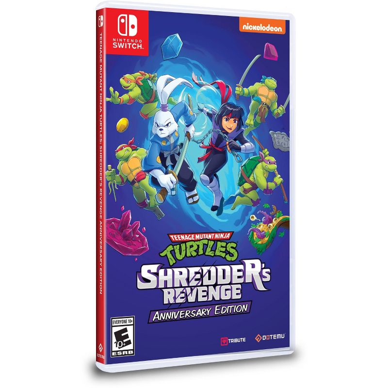 Teenage Mutant Ninja Turtles: Shredder&#39;s Revenge Anniversary Edition - Nintendo Switch: Dimension Shellshock DLC, Usagi Yojimbo, Karai, 6-Player Co-op, 1 of 5