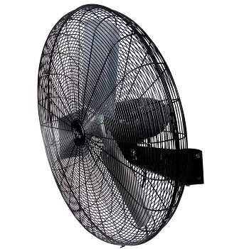 The Vie Air 30 Inch Tilting Wall Mountable Heavy Duty Commercial Strength Oscillating Fan