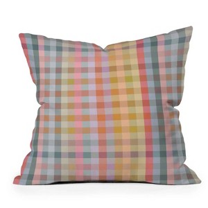 Deny Designs 20"x20" Ninola Design Charming Nostalgia Gingham Throw Pillow - 1 of 4