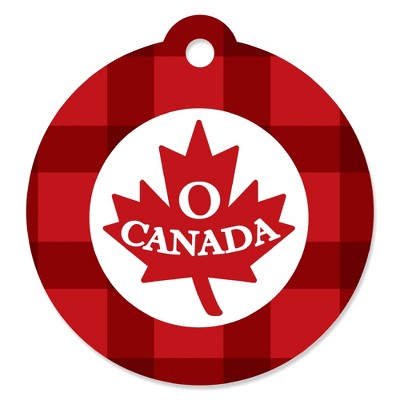 Big Dot of Happiness Canada Day - Canadian Party Favor Gift Tags (Set of 20)