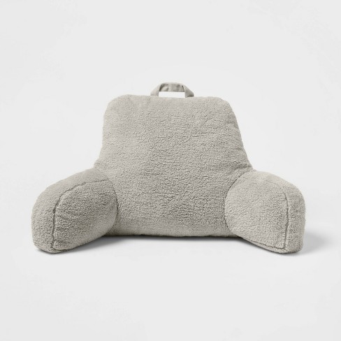  Sherpa Bed Rest Pillow - Room Essentials™ - image 1 of 4