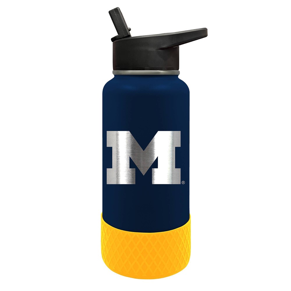 Photos - Glass American NCAA Michigan Wolverines 32oz Thirst Hydration Water Bottle 