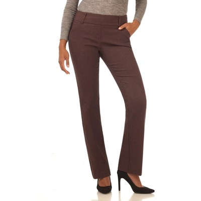 Rekucci Women's Ease into Comfort Classic Bootcut Pant with Tummy Control