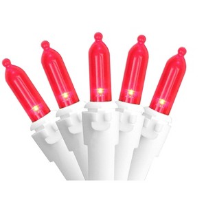 Northlight 50ct Mini LED String Lights Red - 16.25' White Wire - 1 of 3