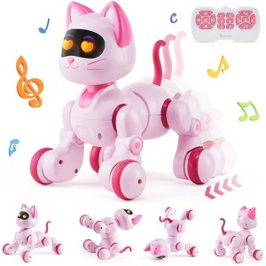 Remote Control Robot Cat Toy, RC Cat Programmable Smart Interactive Robotic Pet for Kids with Touch Control for Age 3 - 10 Year Old Boys Girls - 1 of 4